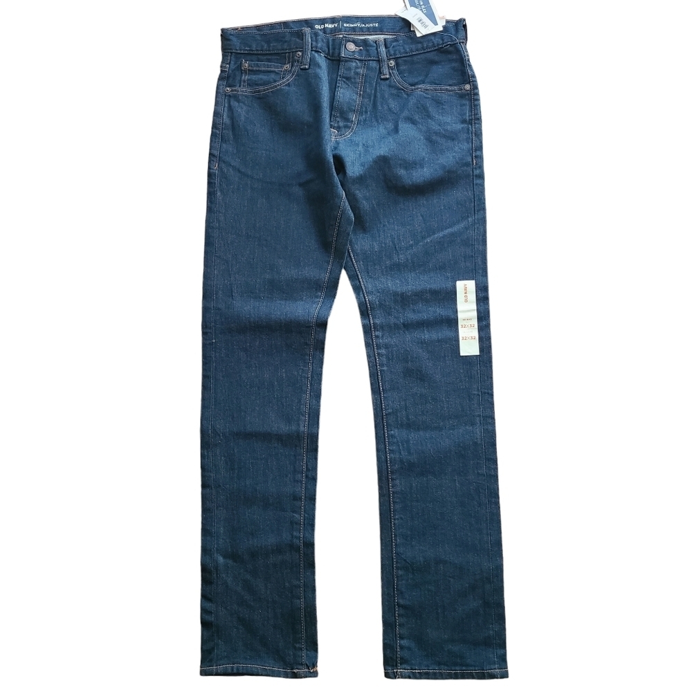 Old Navy Men's 32x32 Skinny Jeans Built in Flex Dark Wash